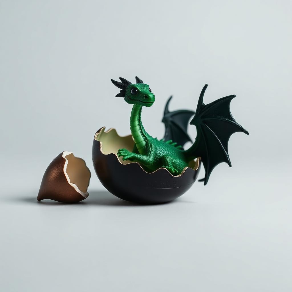 Baby Dragon in Egg