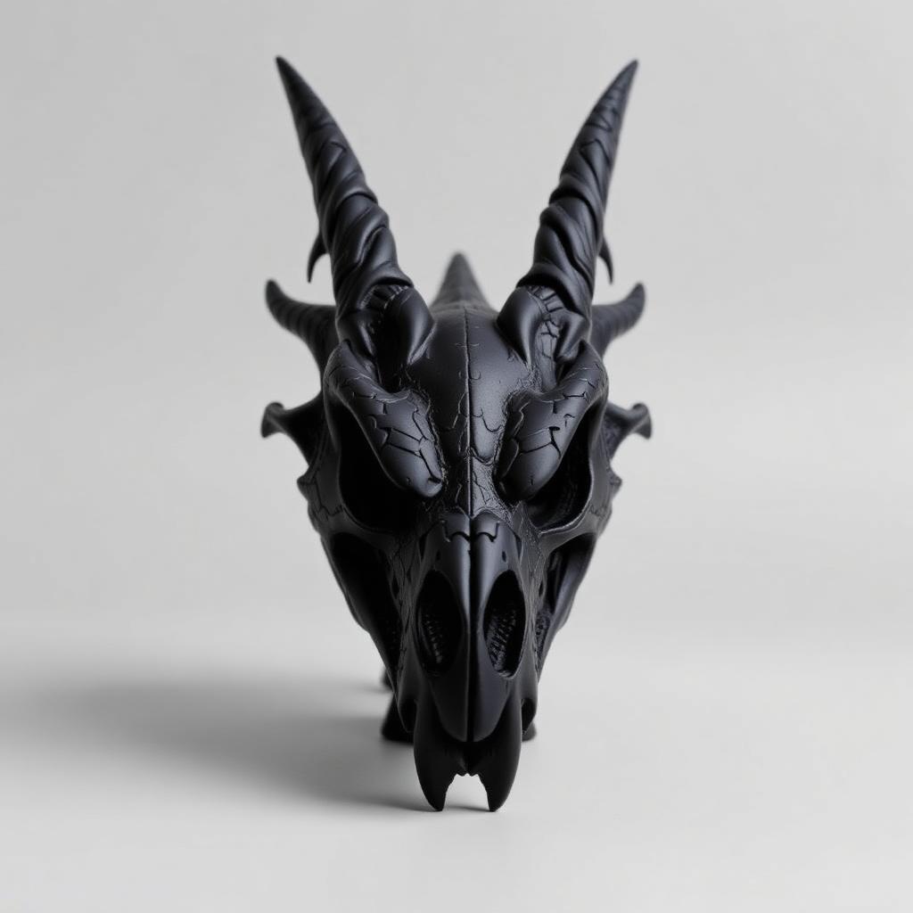 Gothic Dragon Skull