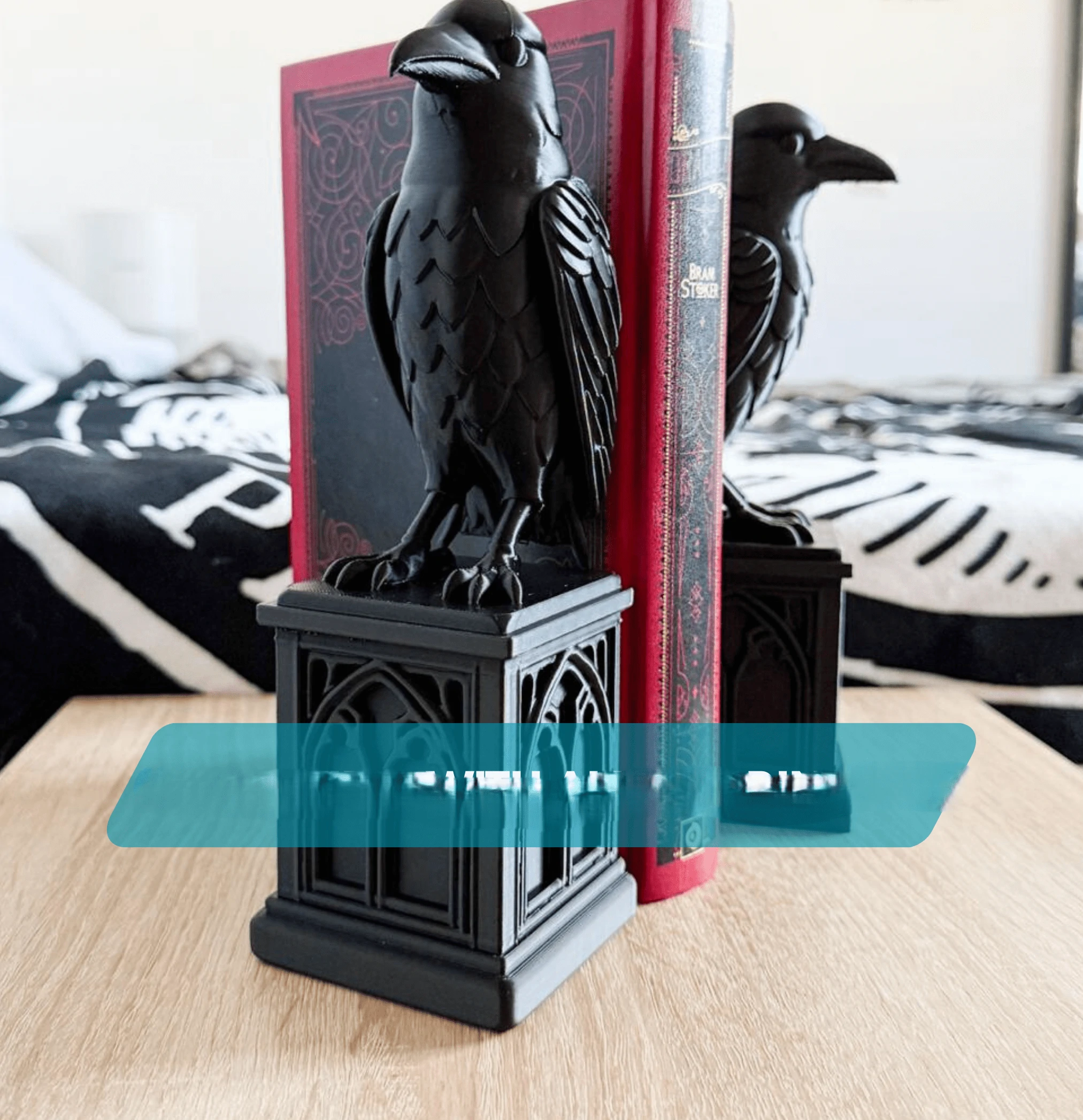 Gothic dark 3D print from the collection